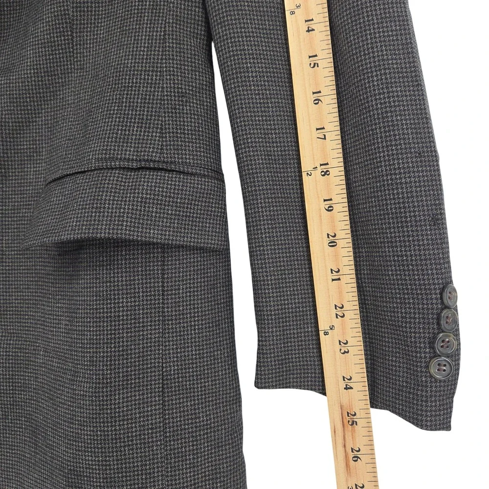 JOS A BANK Mens‎ Wool Blazer Sport Coat Jacket Size 41L Brown Houndstooth